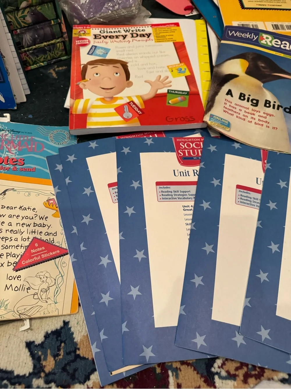 Educational Activity Workbooks for Kids - Blue Star Covers